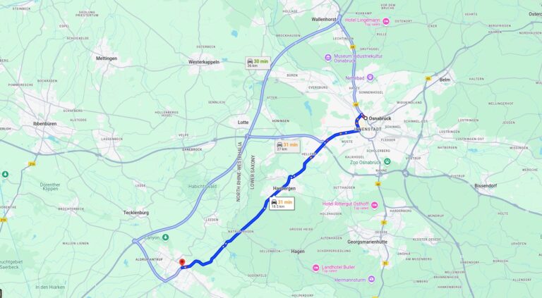 taxi osnabrück nach lengerich